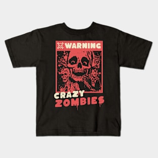 crazy zombie Kids T-Shirt